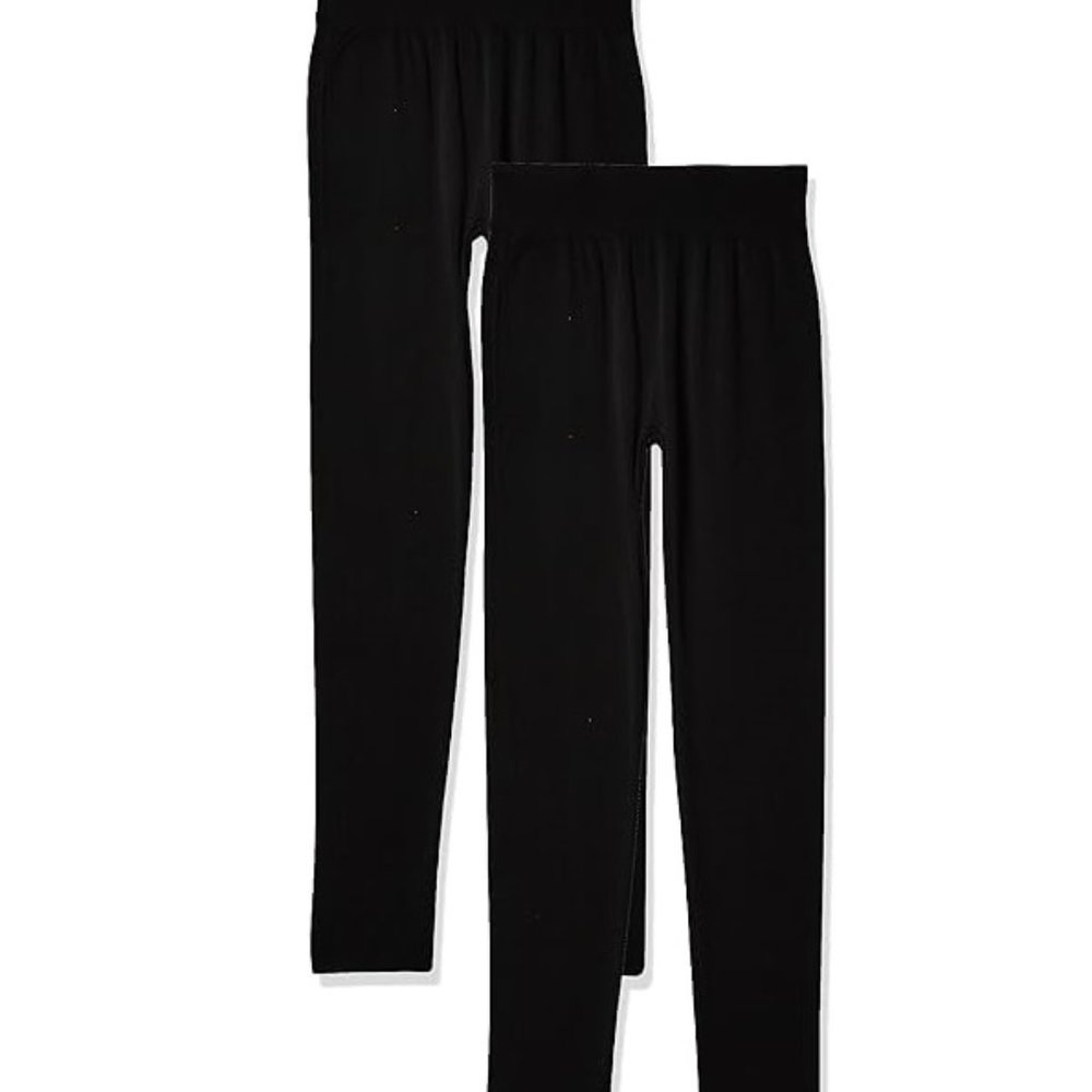 NWT 32 Degrees Heat Women's 2 Pack Thermal Base Layer Pants Size M $45 4D177